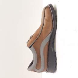 Donald J Pliner Women's Zip Up Brown Leather Shoes Size 7.5