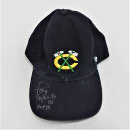 HOF Tony Esposito Autographed Chicago Blackhawks Hat