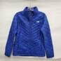 The North Face WM's Quilted Water Resistant Blue Puffer Jacket Size S/P image number 1