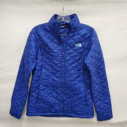 The North Face WM's Quilted Water Resistant Blue Puffer Jacket Size S/P