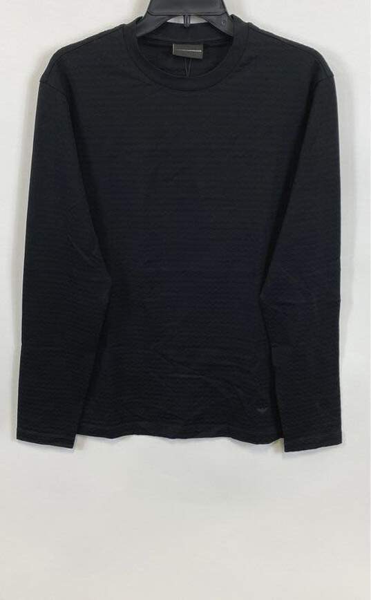 Emporio Armani Black Long Sleeve - Size Medium image number 1