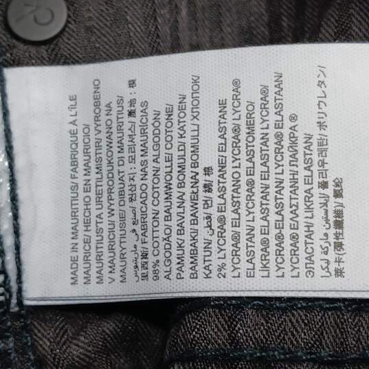 Calvin Klein Men's Powder Black Button Fly Skinny Jeans Size 36x32 image number 4