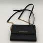 Michael Kors Womens Black Gold Chain Strap Inner Pocket Crossbody Bag Purse image number 1