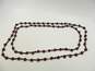 Vintage Woven Garnet Cluster Long Endless Strand Necklace 153.3g image number 2