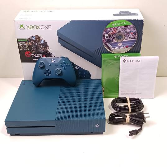 Microsoft Xbox One S 500GB - Gears of War 4 Blue Special Edition Special  Edition Bundle