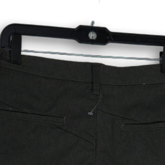 NWT Mens Gray Flat Front Slash Pocket Casual Chino Shorts Size 30 image number 4