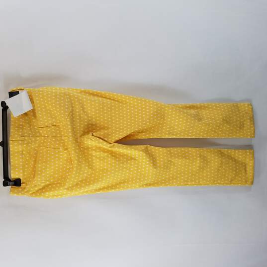 Rafaella Women Yellow Pants 6 S NWT image number 2