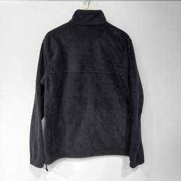 Columbia Full Zip Basic Black Fleece Jacket Size Large alternative image
