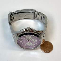 Designer Fossil AM4555 Silver Stainless Steel Quartz Analog Round Wristwatch alternative image