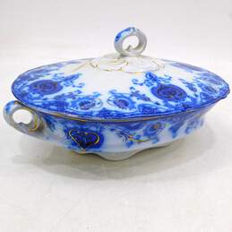 Antique Wedgwood Semi-Porcelain Covered Serving Dish