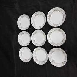 Bundle of 3 White Style House Picardy Dessert Bowl