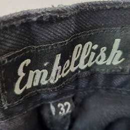 Embellish Distressed Black Jeans 32X30 alternative image