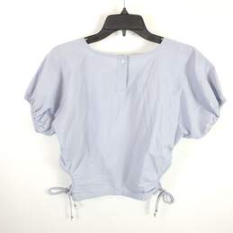 Madewell Women Purple Pastel Cut Out Top XS NWT alternative image