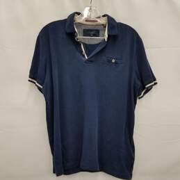 Ted Baker Navy Blue Polo Shirt Size 3