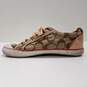 Coach Barrett Signature Multi Low Brown Sneakers Women's Size 6M image number 8