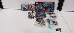 Bundle of 3 Lego Sets Batman Versus Harley Quinn #76220, Captain America Mech Armor #76168 and Batmobile: The Penguin Chase #76181