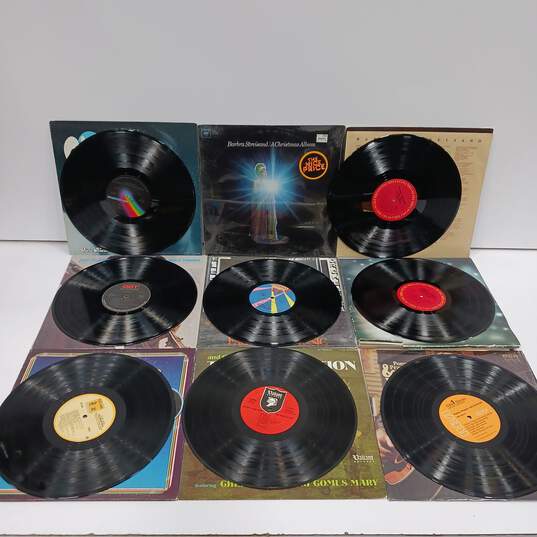 Bundle of 9 Assorted Vinyl Record Albums image number 3