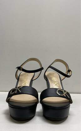 Calvin Klein Karper Black Wedge Heels Shoes Size 9 M alternative image