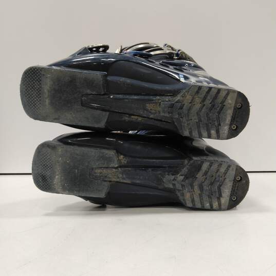 Unisex X Wave 8 Flex 90 Blue Ratchet Buckle Round Toe Ankle Ski Boots Size 305mm image number 5