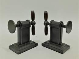 Unbranded Industrial-Style Heavy Metal Clamp Bookends (Pair)