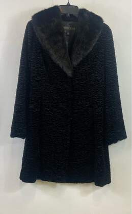 Kristen Blake Women's Black Faux Fur Coat - Size SM