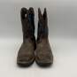 Ariat Mens F2892-18 Brown Leather Mid Calf Waterproof Western Work Boots Sz 9.5D image number 1