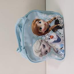 Disney Frozen Elsa Anna and Olaf Light Blue Lunch Bag