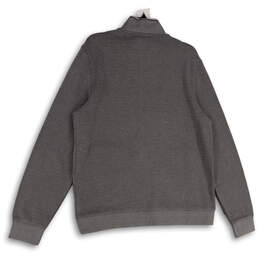 NWT Mens Gray Purple Mock Neck Long Sleeve Pockets Full-Zip Jacket Size M alternative image