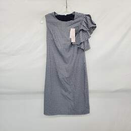Banana Republic Gingham Print Lined Sleeveless Midi Shift Dress WM Size 00 NWT