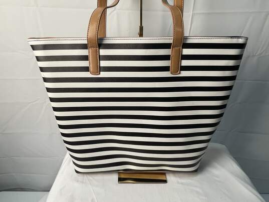 Kenneth Cole Reaction Women's Black and White Tote image number 3