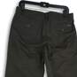 NWT Eddie Bauer Mens Gray Flat Front Slash Pocket Chino Pants Size 32X32 image number 3