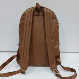 Unbranded Women's Brown Faux Leather Backpack alternative image