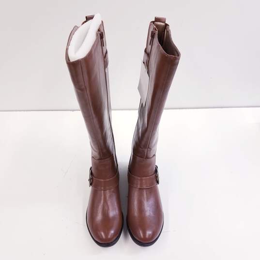 LifeStride Rosaria Knee High Riding Boots Brown 8.5 image number 5