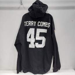 NFL Team Apparel Steelers  Terry Combs Hooded Sweater Size 2XT alternative image