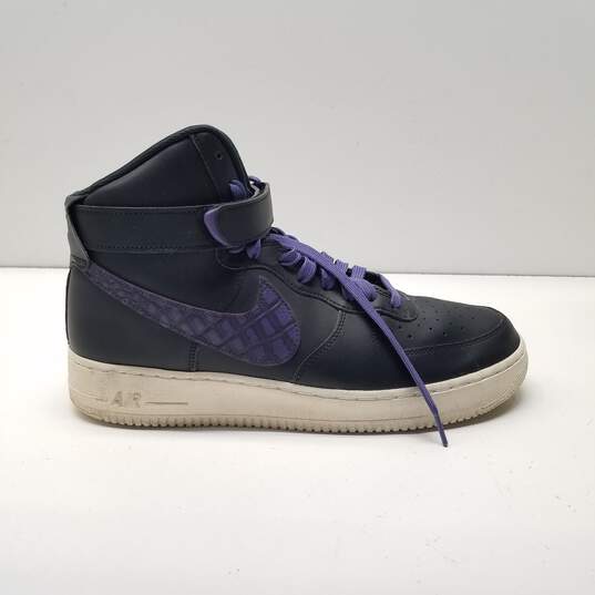 Nike Air Force 1 High 07 LV8 Purple Croc Skin Casual Shoes Men's Size 12 image number 1
