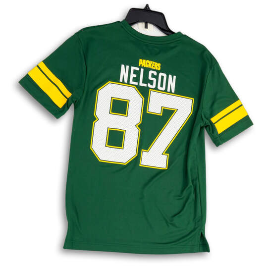 Buy the Womens Green NFL Green Bay Packers Jordy Nelson 87 Pullover Jersey  Sz Small