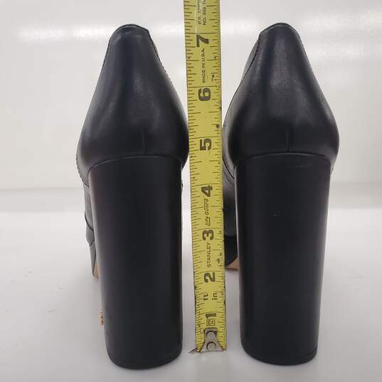Sam Edelman Black Leather Block Heel Pumps Women's Size 8.5M image number 6