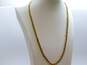 18K Two Tone Gold Twisted Rope Chain Necklace 32.4g image number 4