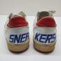 GOLDEN GOOSE White & Red Mesh Ball Star Sneakers, Brand Size 45 image number 4