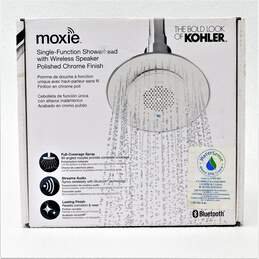 Kohler Moxie Single Function Showerhead with Wireless Speaker Polished Chrome