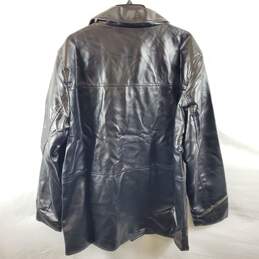 Emporio Collezione Men Black Faux Leather Jacket M NWT alternative image