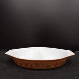 Early American by PYREX 3 Oval Divided Vegetable Bowls alternative image