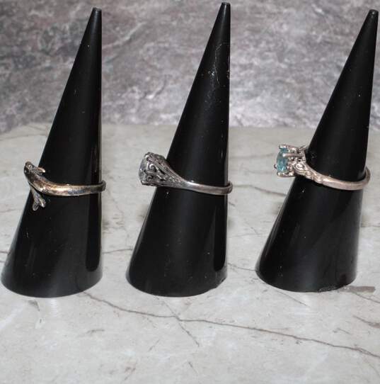 Assortment of 3 Kabana Sterling Silver Rings (Sizes 5.5, 7, 7) - 6.1g image number 2