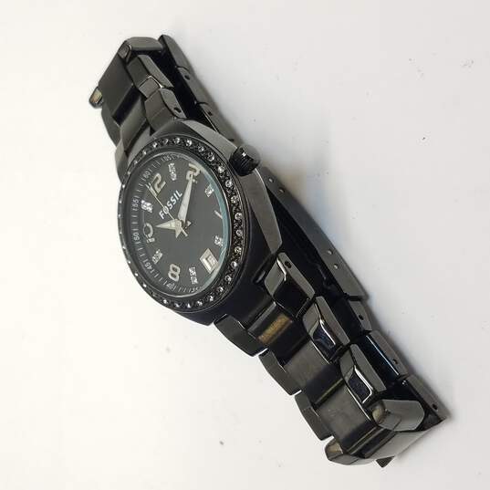 Fossil ES3655 Black Dial W/ Crystals 10 ATM Watch image number 6