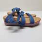 Steve Madden Strappy Bandi Wedge Sandals Denim/Multicolor Size 4 image number 2
