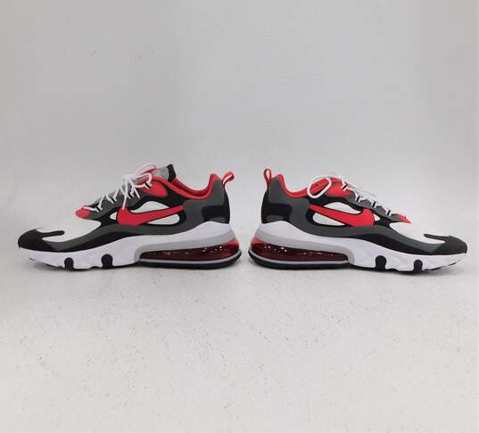 Nike Air Max 270 React Black Iron Grey University Red Men's Shoe Size 14 image number 6