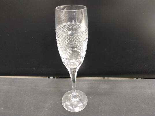 Pair of 10" Glass Champagne Glasses image number 4