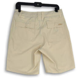 NWT Mens Tan Flat Front Slash Pocket Chino Shorts Size 31 alternative image