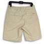 NWT Mens Tan Flat Front Slash Pocket Chino Shorts Size 31 image number 2