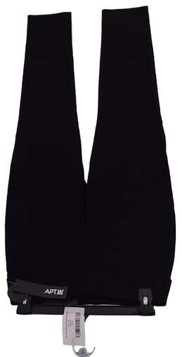 NWT Womens Black Comfort Flat Front Regular Fit Skinny Leg Dress Pants Size XS alternative image